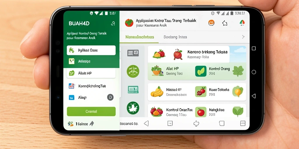 Antarmuka pengguna BUAH4D yang intuitif dan mudah dipahami.