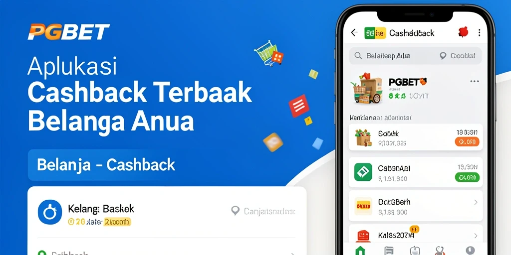 Tampilan antarmuka PGBET yang menawan dengan fitur Cashback.