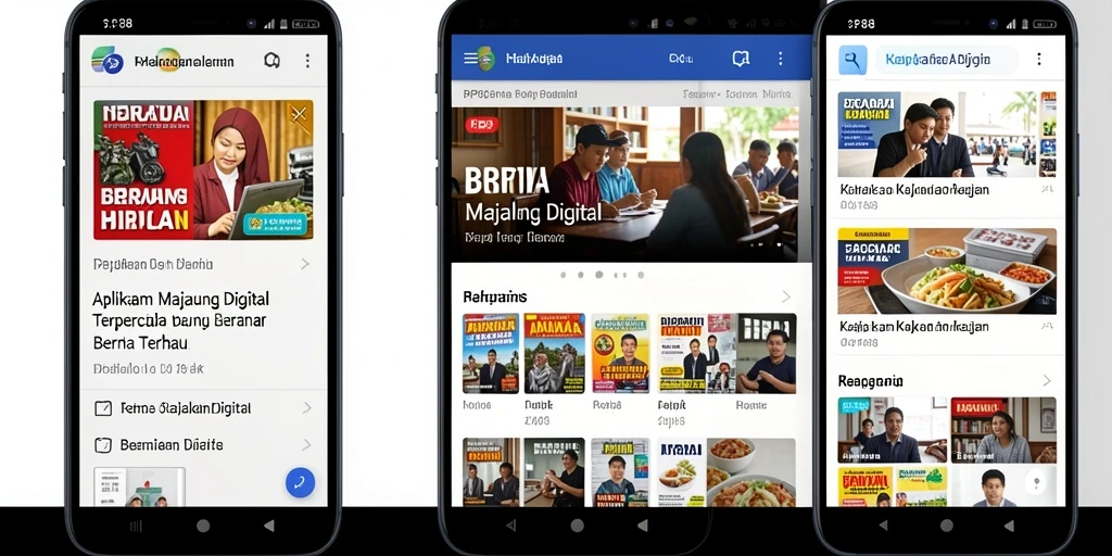 Tampilan antarmuka PP88 yang menampilkan berbagai kategori berita.