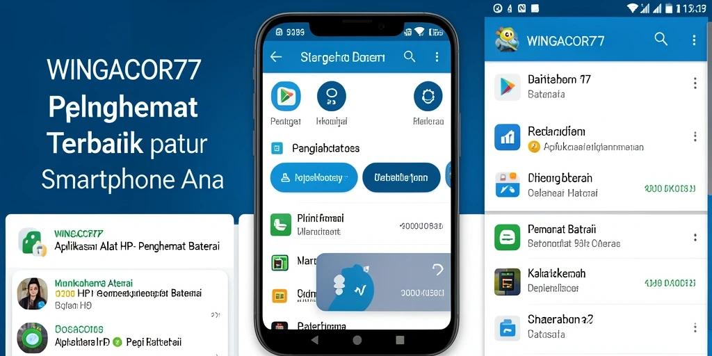 Antarmuka WINGACOR77 yang intuitif dan fitur penghemat baterai yang efektif.