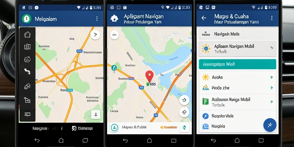 Antarmuka ZK6 dengan fitur Navigasi Mobil yang canggih
